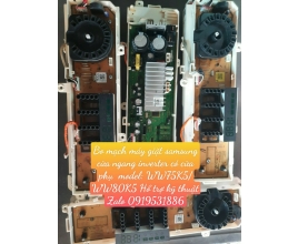 Bo Mạch Máy Giặt Samsung Cửa Ngang Inverter Có Cửa Phụ Model WW75K5, WW80K5