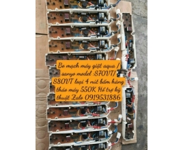 Bo Mạch Máy Giặt AQUA, SANYO Model S70VT/S80VT Loại 4 Nút Bấm Hàng Tháo Máy