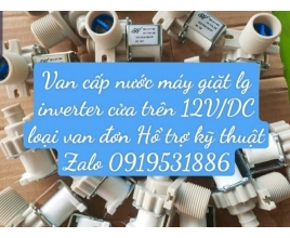 Van Cấp Nước Máy Giặt LG Inverter Cửa Trên 12V/DC Loại Van Đơn.