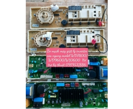 Bo Mạch Máy Giặt LG Inverter Cửa Ngang Model: WD7800, WD9600, W10600.